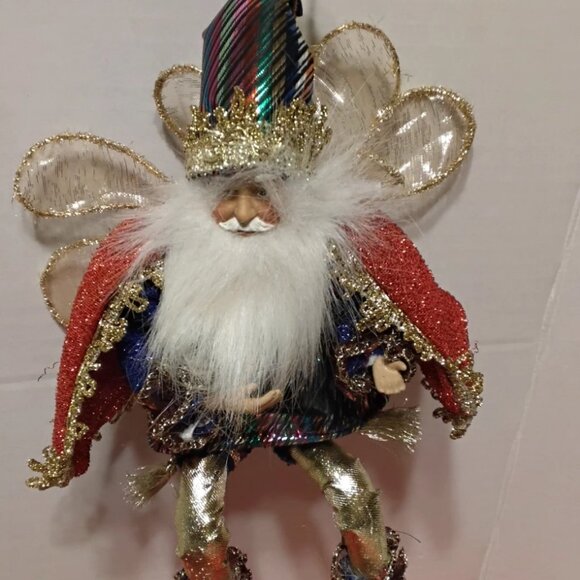 Mark Roberts Christmas Fairy Santa Poseable 9-inch ornament - Picture 1 of 4